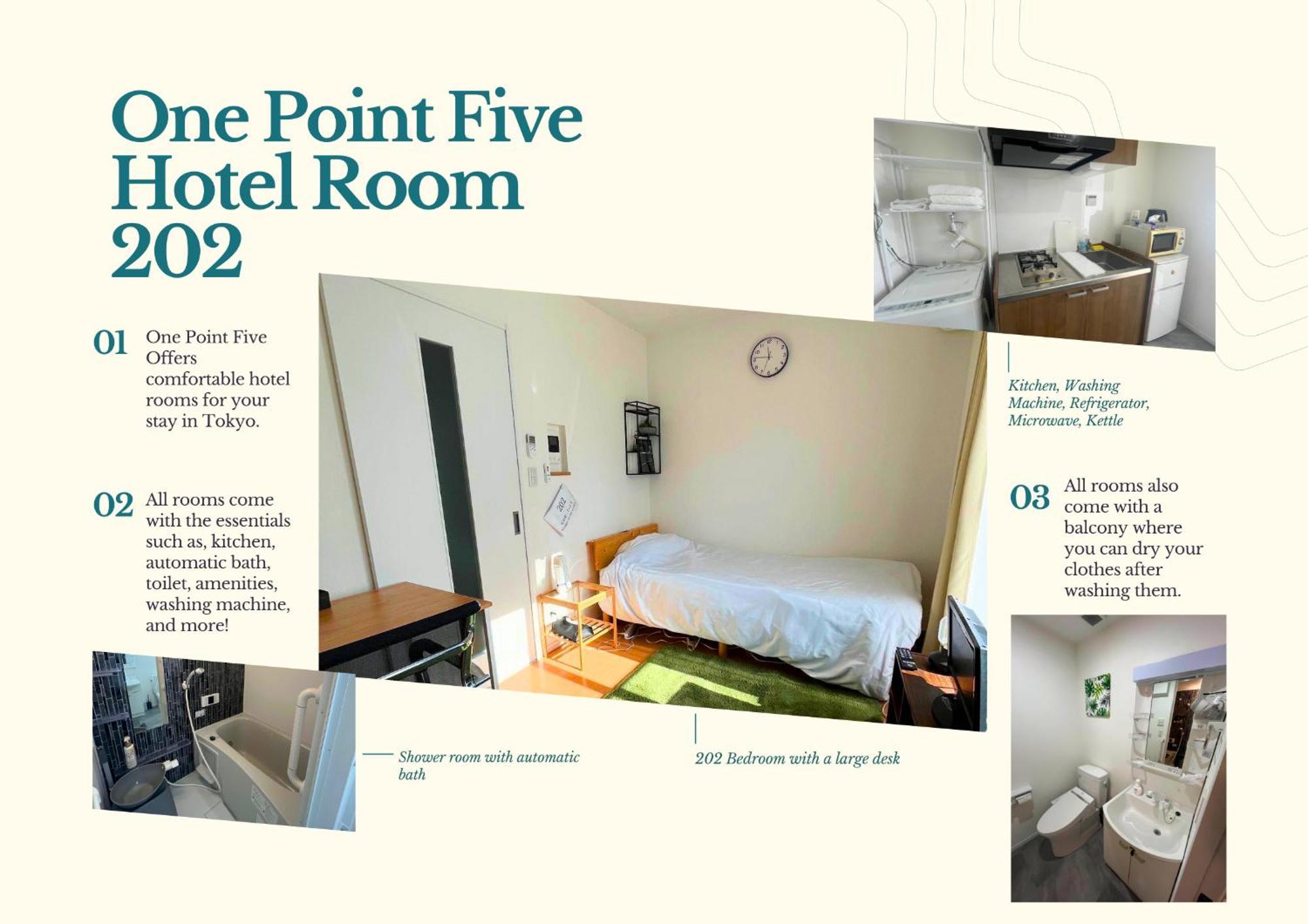 One Point Five Hotel Tokio Exterior foto